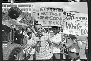 Manila Citizens Protesting with Signs