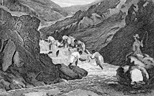 Brazilian Prints: Manner Of Washing Gold In The Mountains
