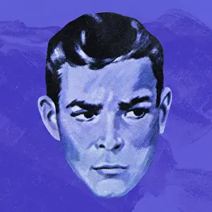 Tension Prints: Mans Face
