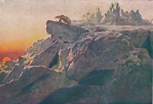Time Of Day Prints: Beyond Mans Footsteps
