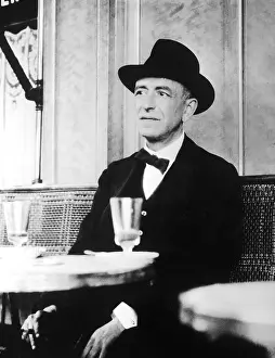 Dress Shirt Prints: Manuel de Falla at Parisian Cafe