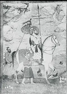 Shah Jahan Prints: Manuscript Painting of Shah Jahan