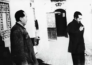 Mao Tse-Tung with Colleague
