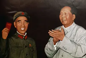 Mao Tse-Tung with Lin Pao 1968