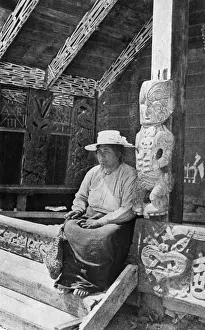 Relief Emotion Prints: Maori Woman