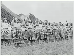 Maori Women Celebrating