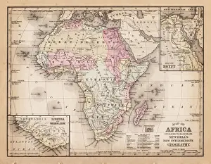 Map of Africa 1881