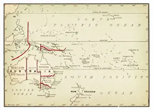 Map of Australia 1893