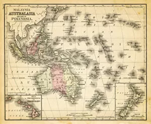 Island Of Borneo Gallery: map of australia, malaysia and polynesia