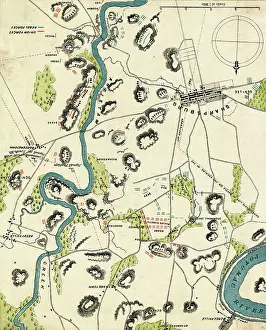 Map of Battlefield at Antietam