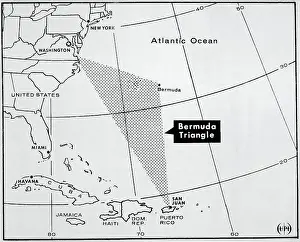Map of Bermuda Triangle