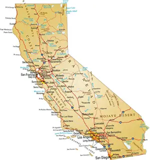 map of california
