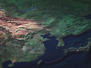 Images Dated 10th December 2008: Map of China