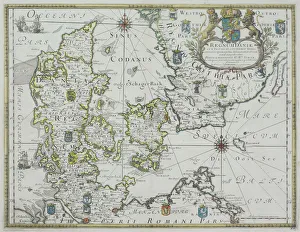 Images Dated 27th April 2006: Map of Denmark