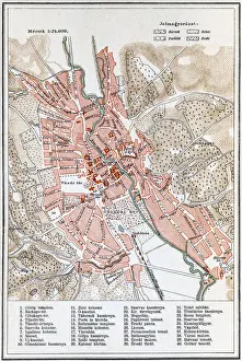 Map of Eger