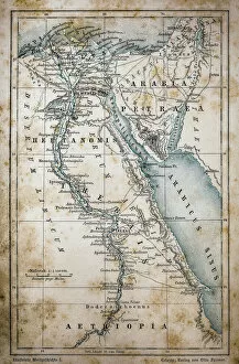 Middle East Gallery: Map of Egypt