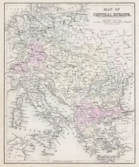 Map of Europe 1877