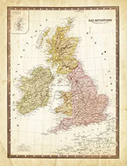 Images Dated 19th May 2015: Map of Great Britain 1862