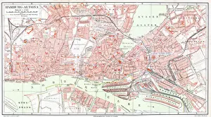 Map of Hamburg - Altona
