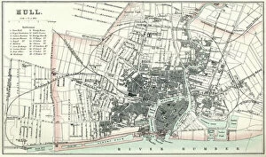 Urban Scene Gallery: Map of Hull