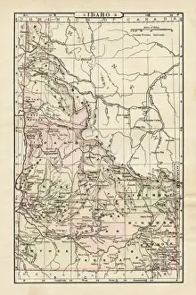 Map of Idaho 1894