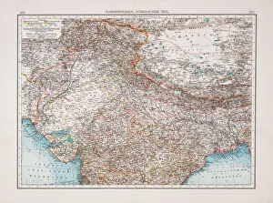Map of India 1896
