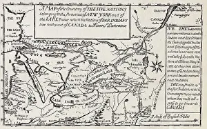 Map of Indian Nations of New York