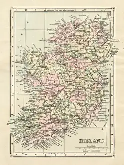 Map of Ireland 1894