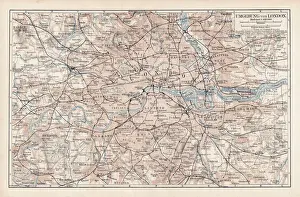Map of London 1900