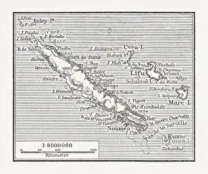 Map of New Caledonia and the Loyalty Islands, published 1897