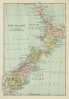 Map of New Zealand