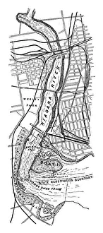 Map of Niagara Falls