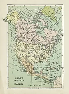 Map of North America
