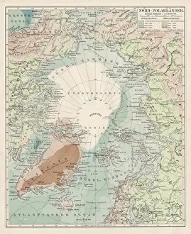 Map of North Pole 1900
