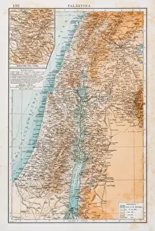 Map of Palestine 1896
