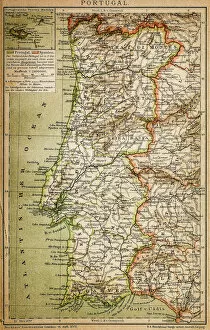 Journey Through Time: Discover Extraordinary Historical Maps and Plans: Map of Portugal