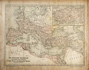 Images Dated 10th June 2017: Map of Roman Empire in the Apostolic Age
