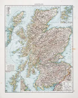 Map of Scotland 1896