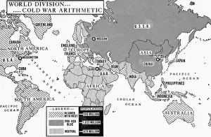 Map Showing Western Powers