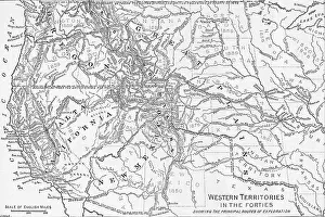 Map Showing Western Territories