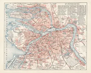 Map of St. Petersburg 1900