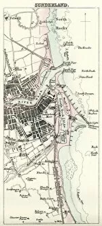 Map of Sunderland