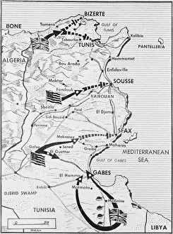 Map of Tunisia
