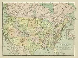 Map of the United States of America
