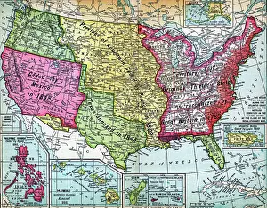 Map of United States Expansion