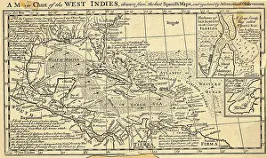Map of the West Indies