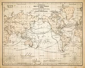 Images Dated 23rd February 2017: Map of the World 1883