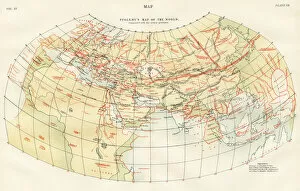 Images Dated 23rd August 2017: Map of the World 1883
