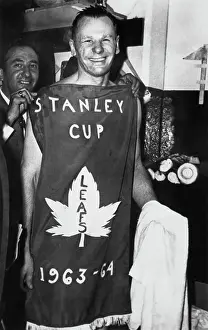 Huty32804 Prints: Maple Leafs Goalie Celebrating Stanley Cup Victory