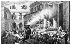 Marcus Antonius Prints: Marc Antony delivering the funeral oration over the dead body of Julius Caesar
